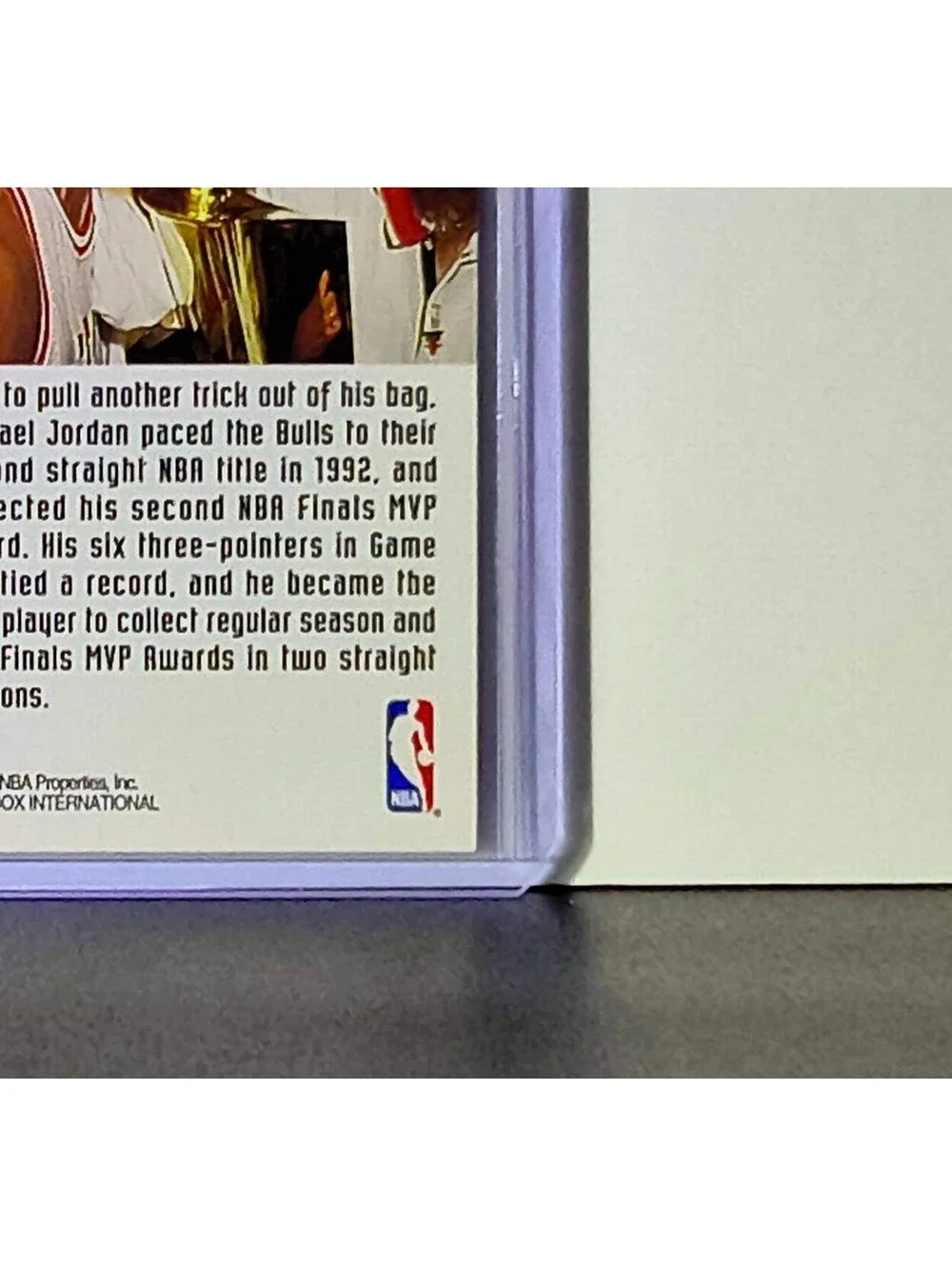 Michael Jordan 1992-93 Skybox The 1992 NBA Finals #314 Card Chicago Bulls